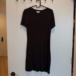 BP. Front Slit Rib T-shirt Dress
